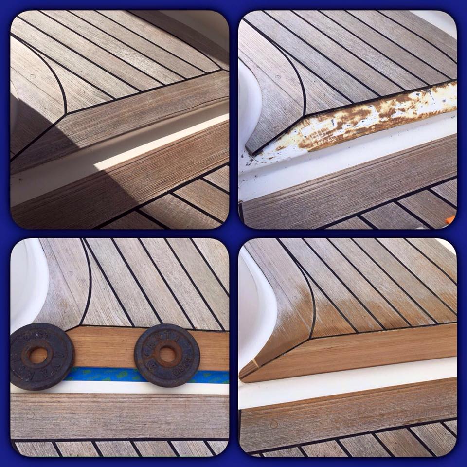 2 Part Teak Cleaning